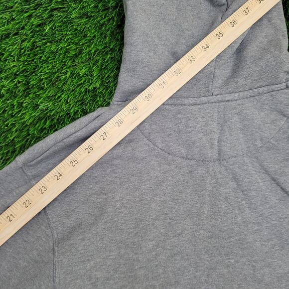 Air-Jordan Terry Hoodie Medium 21x25 Boxy Baggy Wrap-Around Spellout - Picture 7 of 11